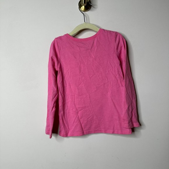 The Children's Place Pink Long Sleeve Family Graphic Shirt Girls 4T - Picture 4 of 5